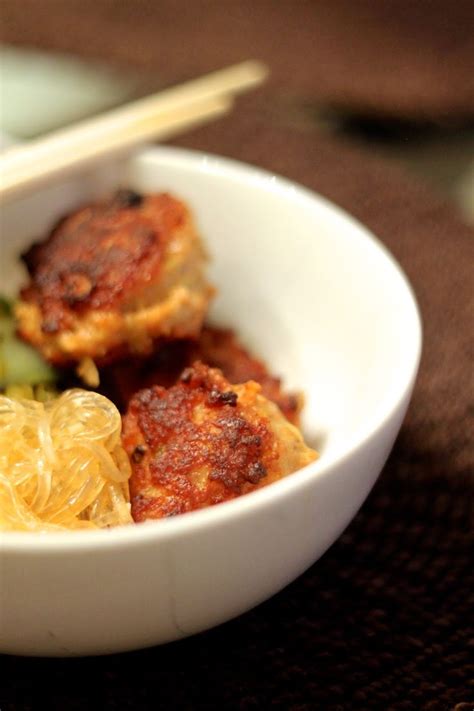 Shanghai Meatballs With Bok Choy And Glass Noodles Glass Noodles Bok Choy Food 52