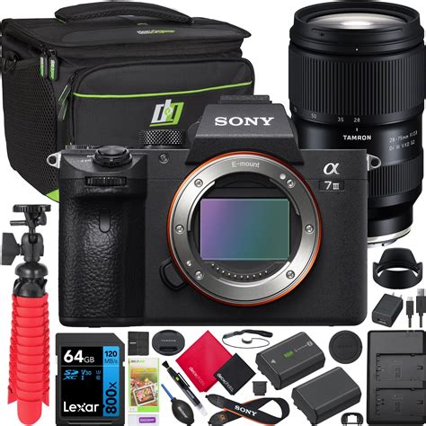 Sony a7 III Full Frame Mirrorless Camera Body ILCE-7M3/B Bundle with ...