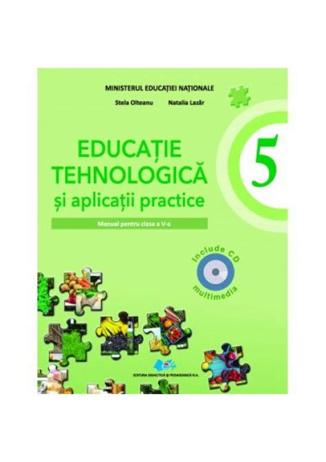 Educatie Tehnologica Si Aplicatii Practice Manual Pentru Clasa A V A