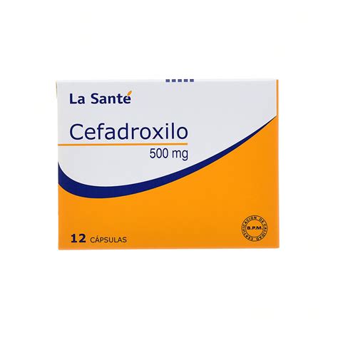 Cefadroxilo 500 Mg 12 Cápsulas Ls Drogueria Sanigi