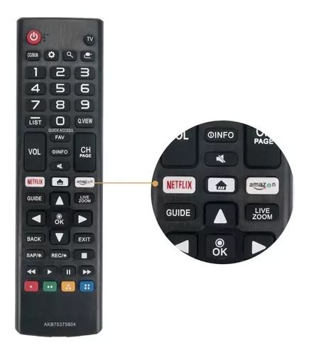 Controle Remoto Para Lg Smart Tv Netflix Mercadolivre