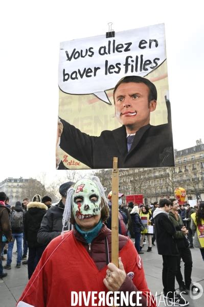 La Manifestation Contre La Reforme Des Retraites Paris Le11022023