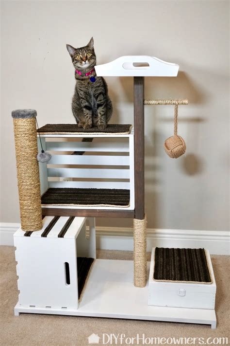 Diy Cat Tower Mother Daughter Projects