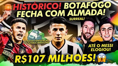 Hist Rico Botafogo Fecha Contrata O De Thiago Almada R