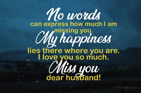 100 Miss You Husband Messages And Quotes Wishesmsg