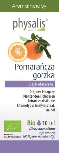 Olejek Eteryczny Pomara Cza Gorzka Bio Ml Physalis Sklep