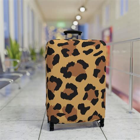 Luggage Cover Leopard Print Custom Print Luggage Protectors Suitcase