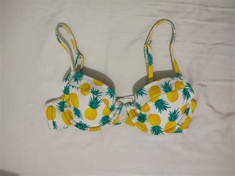 Old Navy Pineapple Bikini Top On Carousell