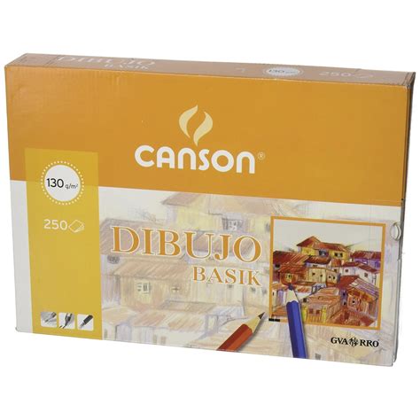 Papel Dibujo CANSON Basik Liso 200401405 CANSON Material Escolar