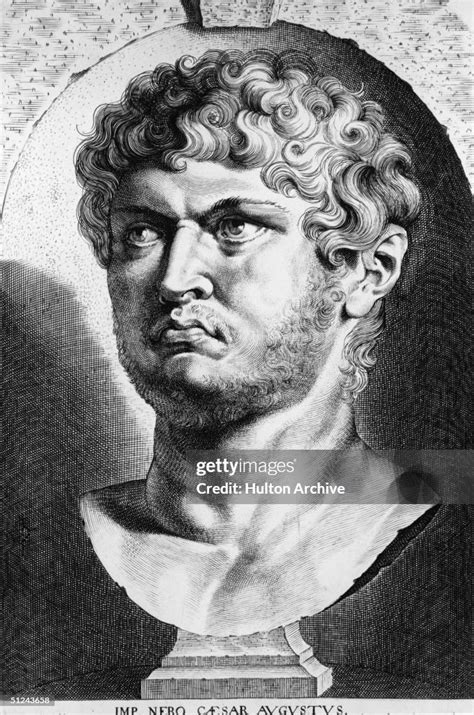 Circa 60 Ad Nero Roman Emperor From 54 To 68 Who Executed Or