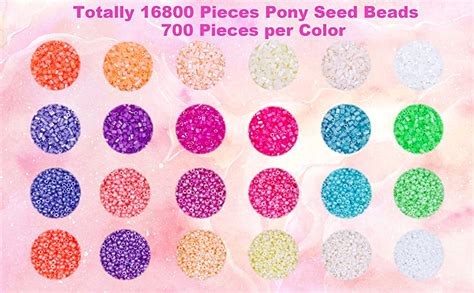 Amazon Eutenghao Pcs Tube Glass Seed Beads And Small Pony