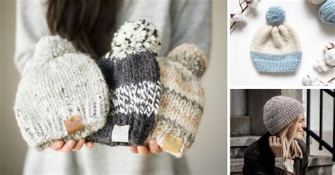 16 Free Knit Hat Patterns on Circular Needles - Dabbles & Babbles