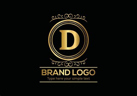 Initial Letter Luxury Logo Template In Vector Art Vector Art