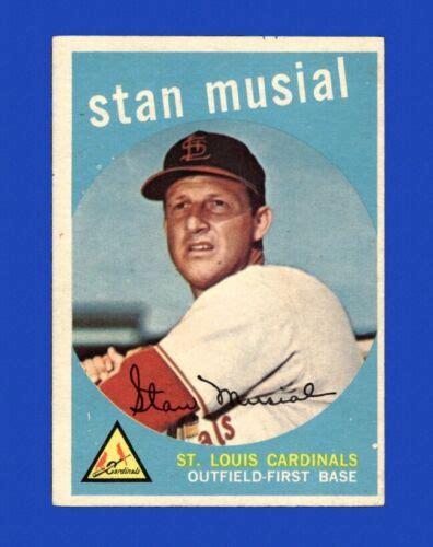 1959 Topps Set Break 150 Stan Musial EX EXMINT GMCARDS EBay