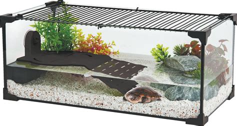 Kit Terrarium Tortue Aquatique Karapas Pro Noir