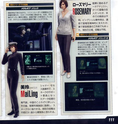 Metal Gear Solid 4 Scans Reveal Two New Characters - Gematsu