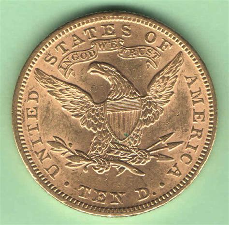 Old Us 10 Liberty And Indian Head Genuine Gold Coins