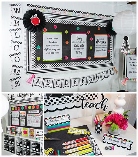 Black White And Stylish Brights Full Uprint Bundle Printable Classr