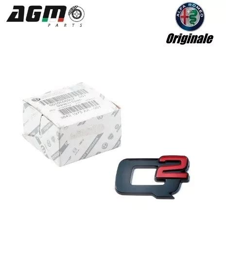 CRIT LOGO EMBL ME Arri Re Q2 Noir Original Alfa Giulia Stelvio 50556907