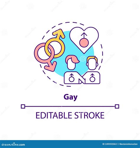 Gay Concept Icon Stock Vector Illustration Of Diversity