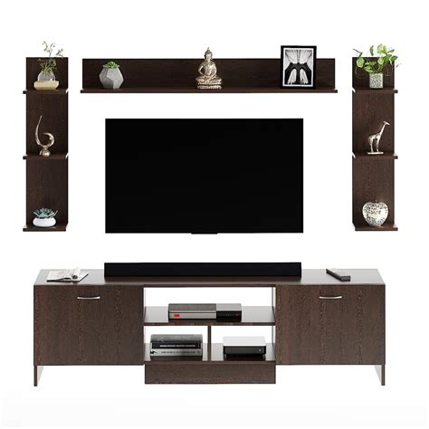 FURNEASER Samnor Engineered Wood Tv Unit For Living Room Floor Standing