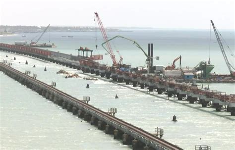 Pamban Bridge — Indias First Vertical Lift Railway Sea Bridge To Be