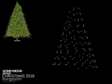 The Sims Resource Christmas 2018 Christmas Tree Lighting