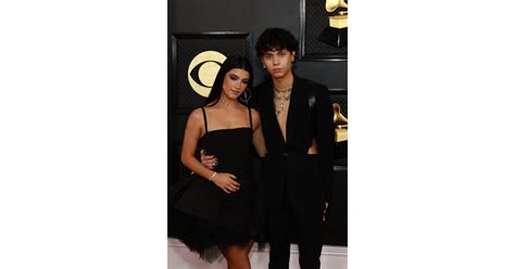 Landon Barker And Charli Damelio At The 2023 Grammys Celebrity Couples At The Grammys 2023