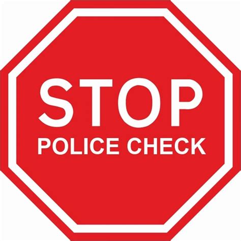 acp sheet hex stop  police check sign board board thickness mm