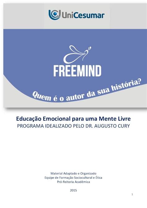 PDF Educação Emocional para uma Mente Livre Inteligência A