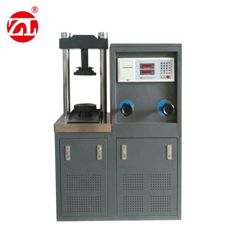 Building Materials Electro Hydraulic Pressure Test Machine Overload