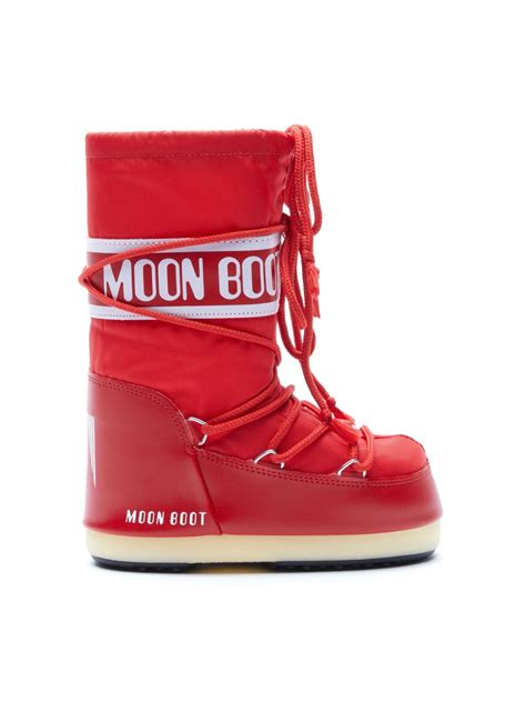 Moon Boot Kids Icon Moon Boots | Red | FARFETCH