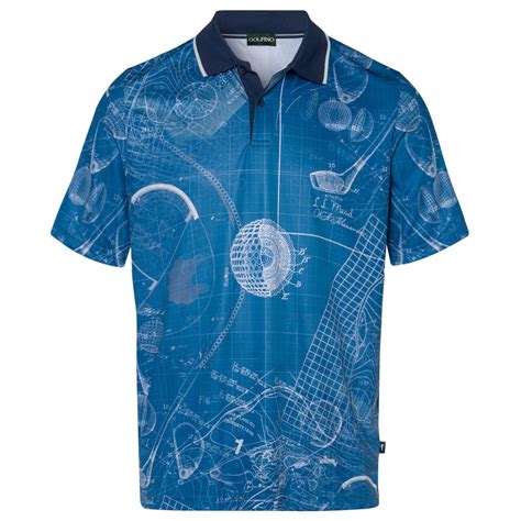 Golfino Allover Print Pattern Golf Polo Shirt Just £10995