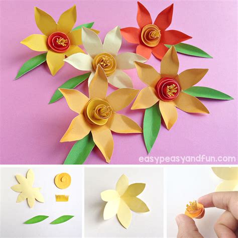 How To Make Paper Daffodils Easy Peasy And Fun