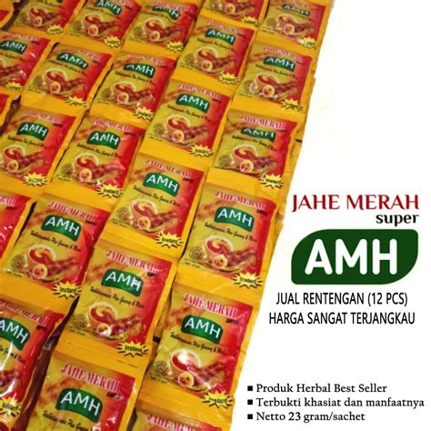 Jual Jahe Merah Amh Jahe Merah Super Amh Jahe Merah Amanah Asli