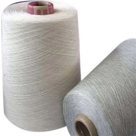 Spun Plain White Polyester Thread For Sewing Packaging Type Reel At