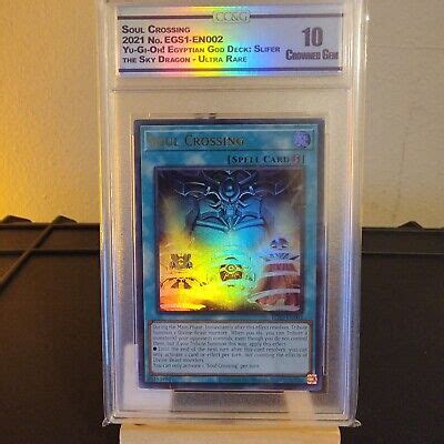 2021 Yugioh Soul Crossing Ultra Rare CC G Graded 10 Card EGS1 EN002 PSA