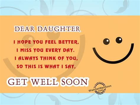 Get Well Soon Wishes For Daughter Pictures Images Page 5