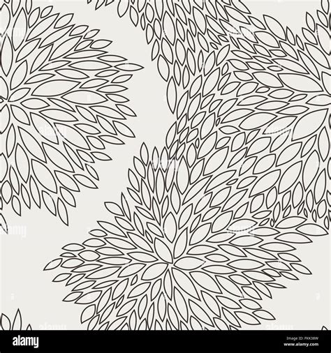 Vector Seamless Pattern Of Leaves Stock Vector Image Art Alamy