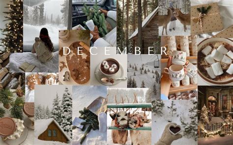 December Aesthetic Wallpaper Winter Wallpaper Christmas Desktop