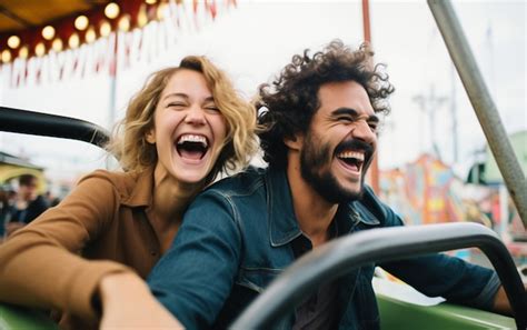 Retrato de una pareja divirtiéndose Foto Gratis