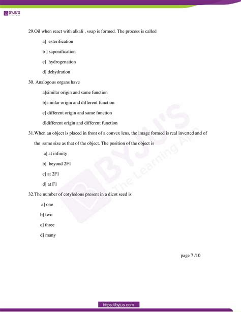 Cbse Sample Paper Class 10 Science Sa 2 Set 3 Download Pdf