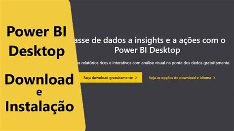 Instalando O Power Bi Power Bi B Sico Machine Learning Aula