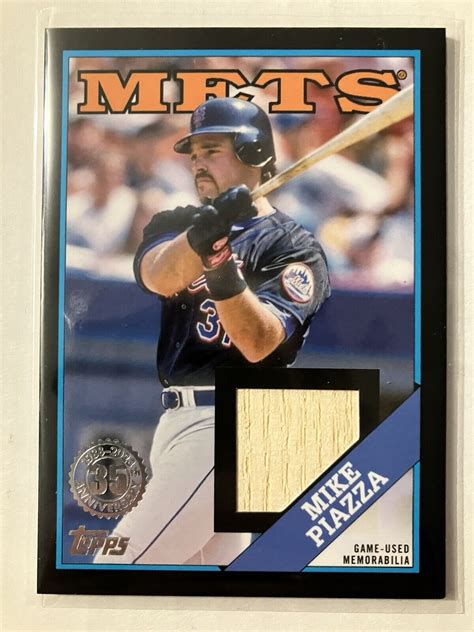 2023 Series 1 1988 Baseball Relic Black 88R MP Mike Piazza 199 New