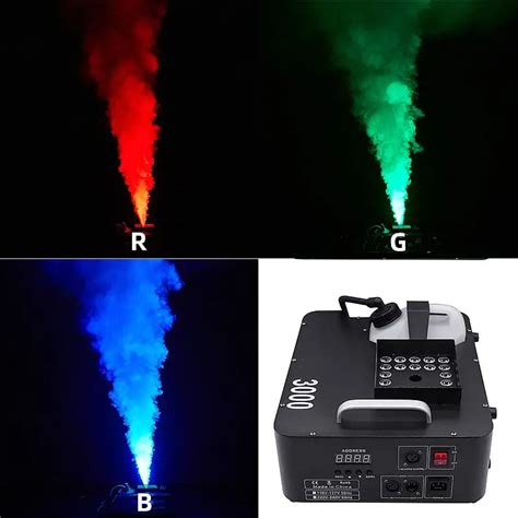 W W Dmx Led Fog Machine Pyro Vertical Smoke Machine X W