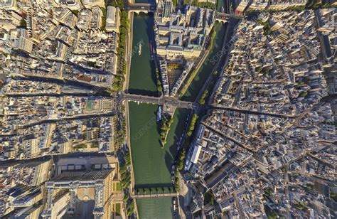 Aerial View Of Pont Neuf Paris France Stock Image F