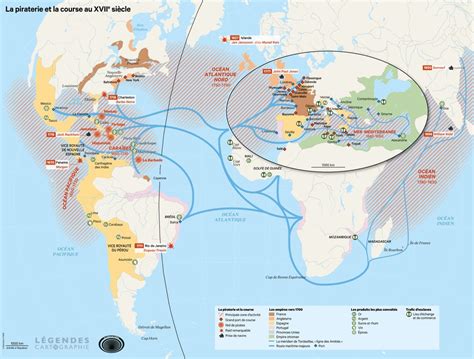 Piracy In The 17th Century By LegendesCarto Maps On The Web