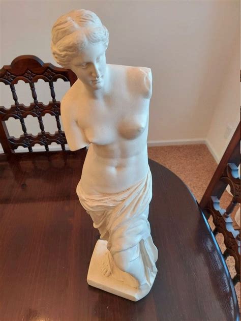 Rare Xl The Venus De Milo Sculpture L X H Cm White Aphrodite Statue