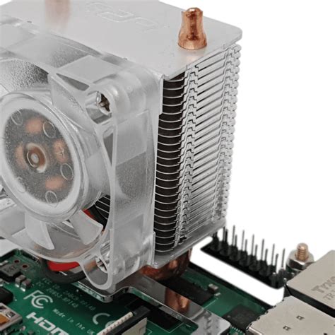 Raspberry Pi 4 Extreme Cooling Heat Sink Fan Kit The Pi Hut