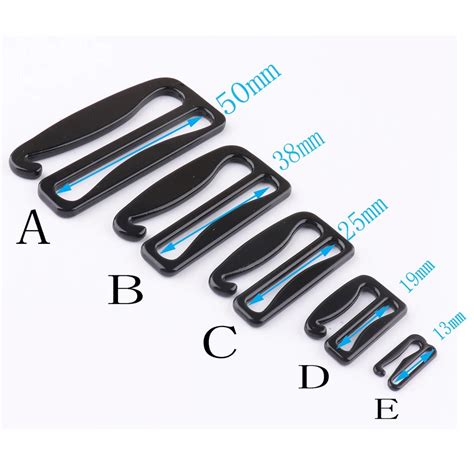 G Hooks Metal Strap Slide G Hook Bra Making Strap Hooks Lingerie Supplies Multiple Sizes